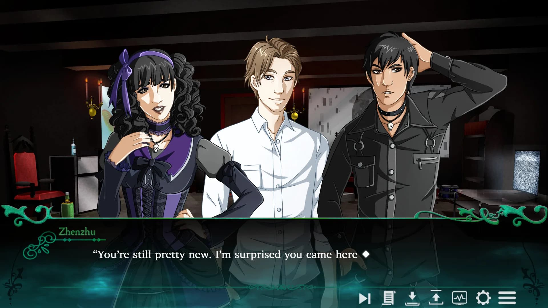 Twice Reborn: a vampire visual novel görsel 8