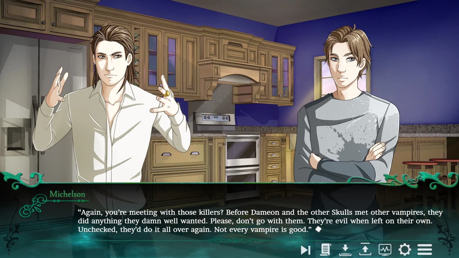 Twice Reborn: a vampire visual novel görsel 11