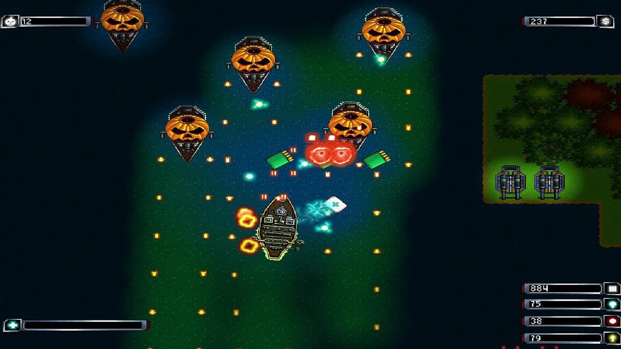 Warships On The Halloween Night görsel 2