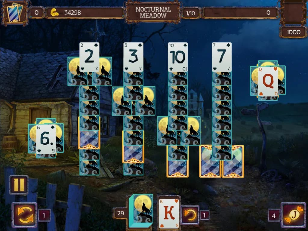 Solitaire Game Halloween görsel 6