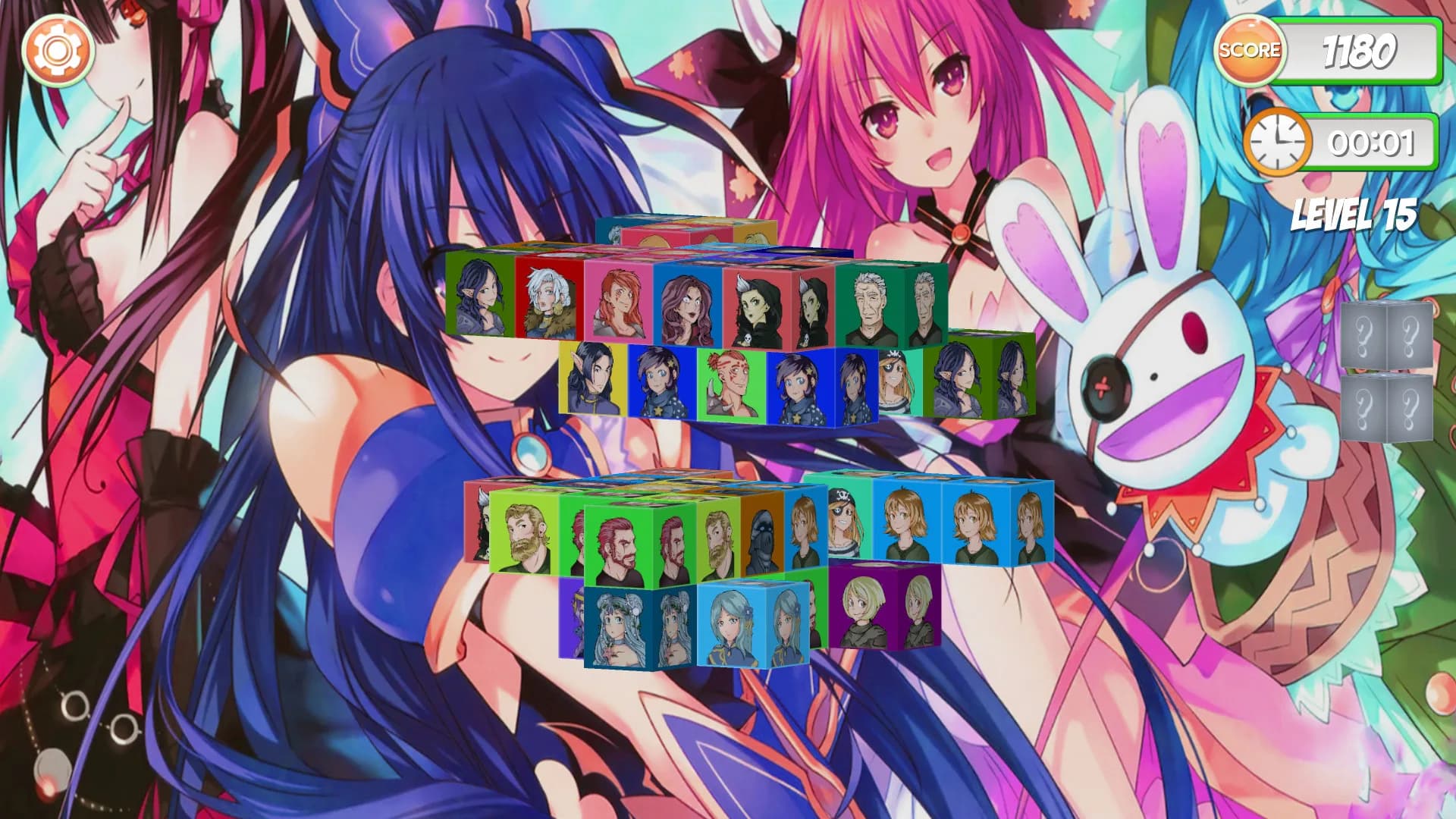 Mahjong Dimensions 3D - Fantasy Anime görsel 10