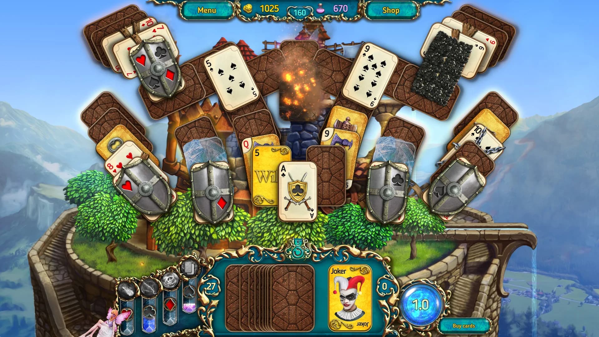 Dreamland Solitaire: Dragon's Fury görsel 3