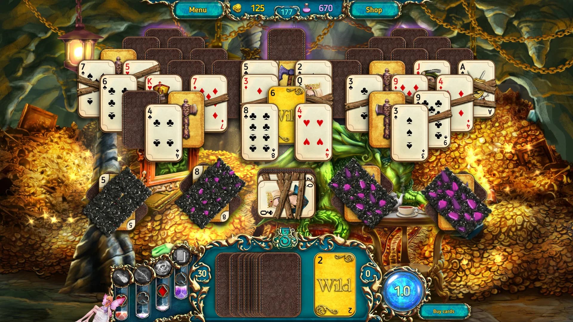 Dreamland Solitaire: Dragon's Fury görsel 6