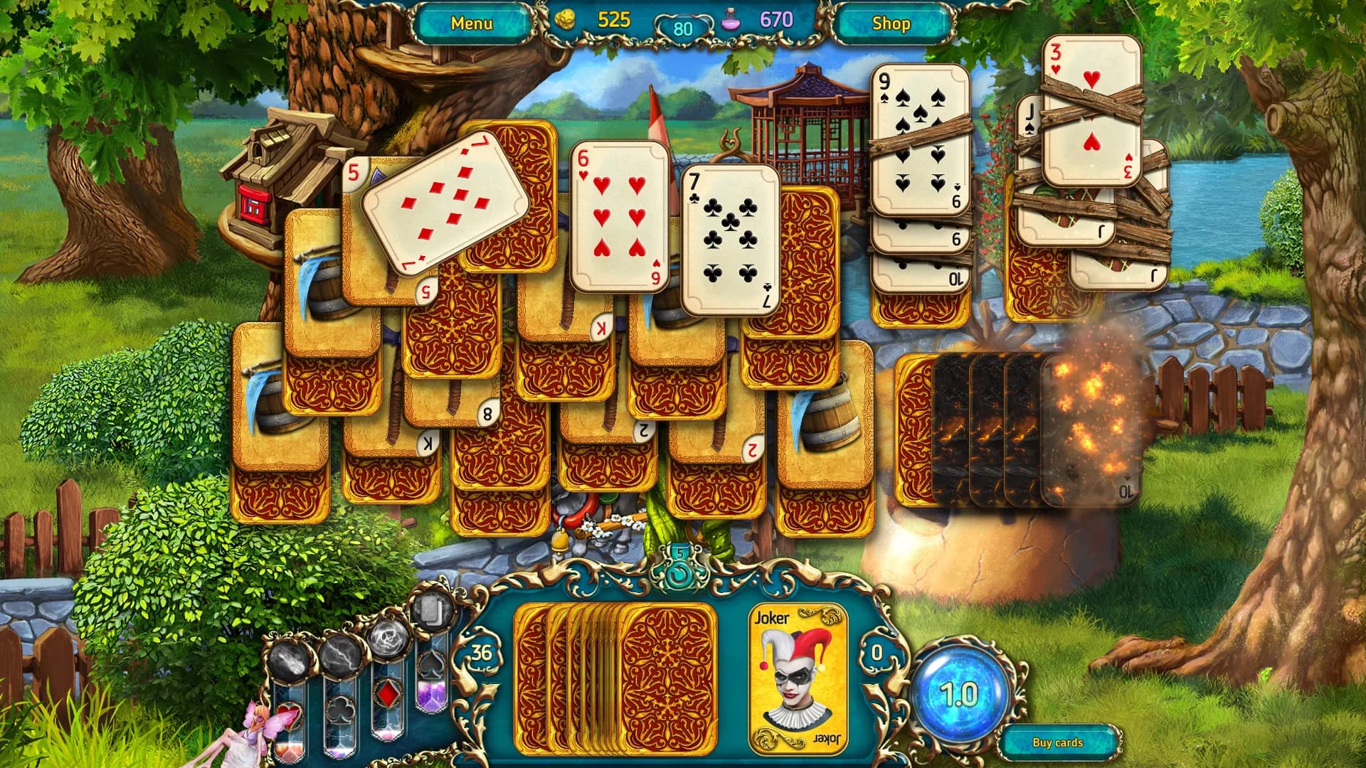 Dreamland Solitaire: Dragon's Fury görsel 7