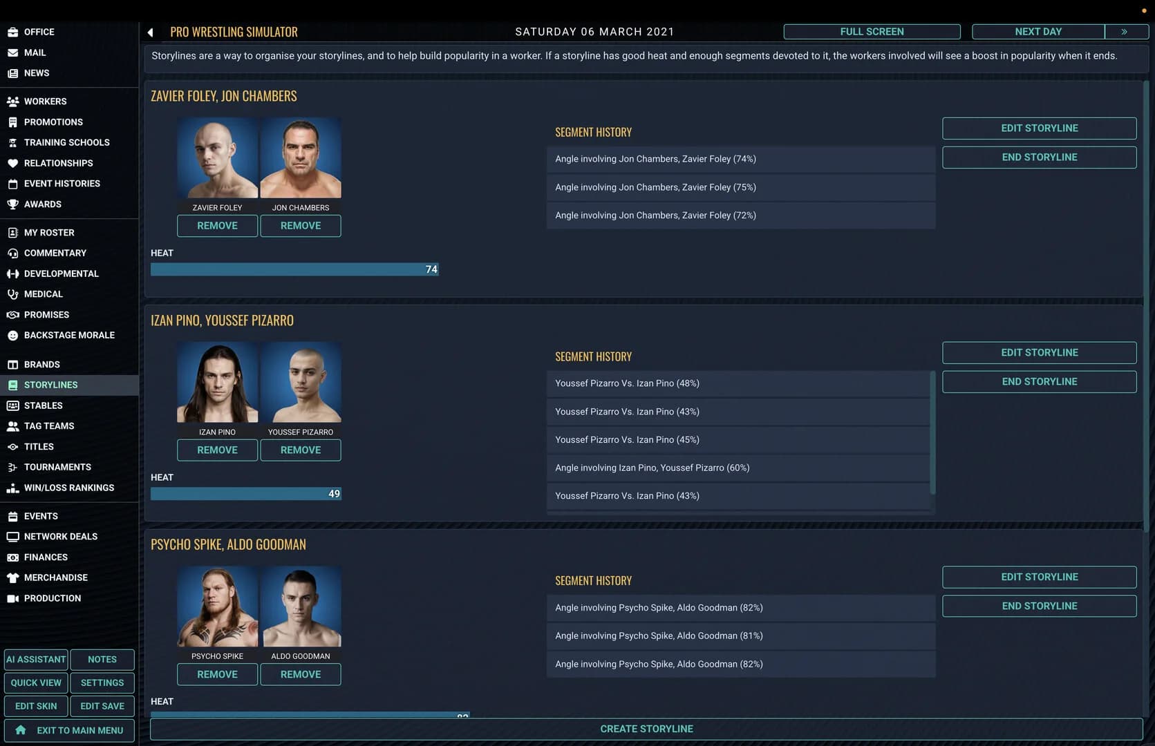 Pro Wrestling Sim görsel 9