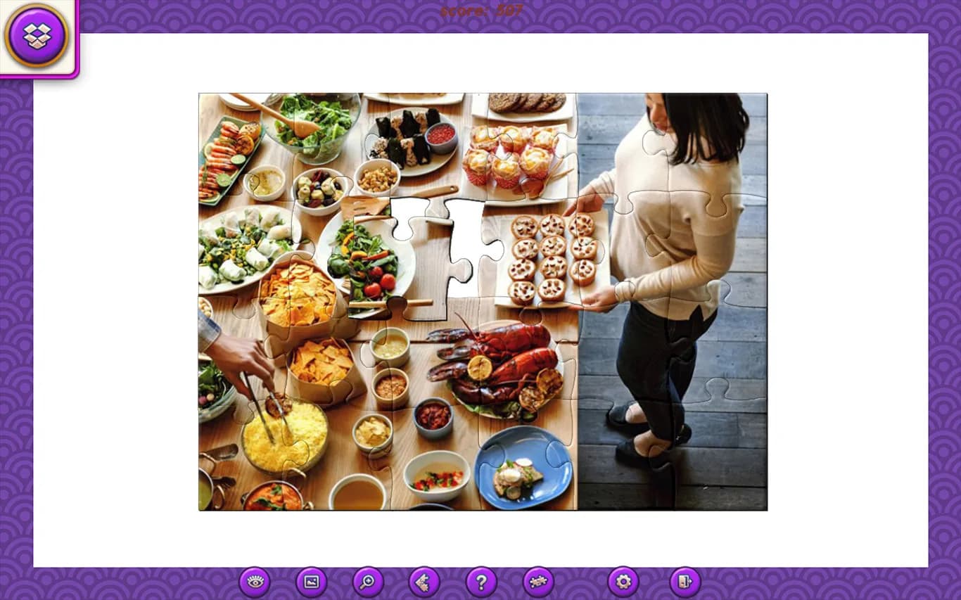 Tasty Jigsaw: Happy Hour  (拼图) görsel 4