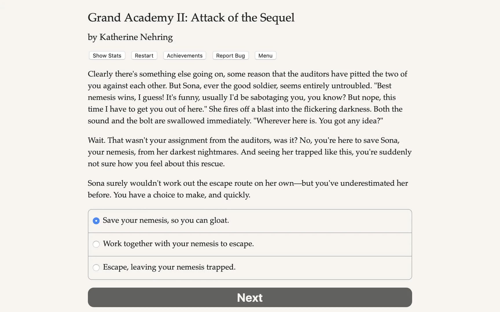 Grand Academy II: Attack of the Sequel görsel 4