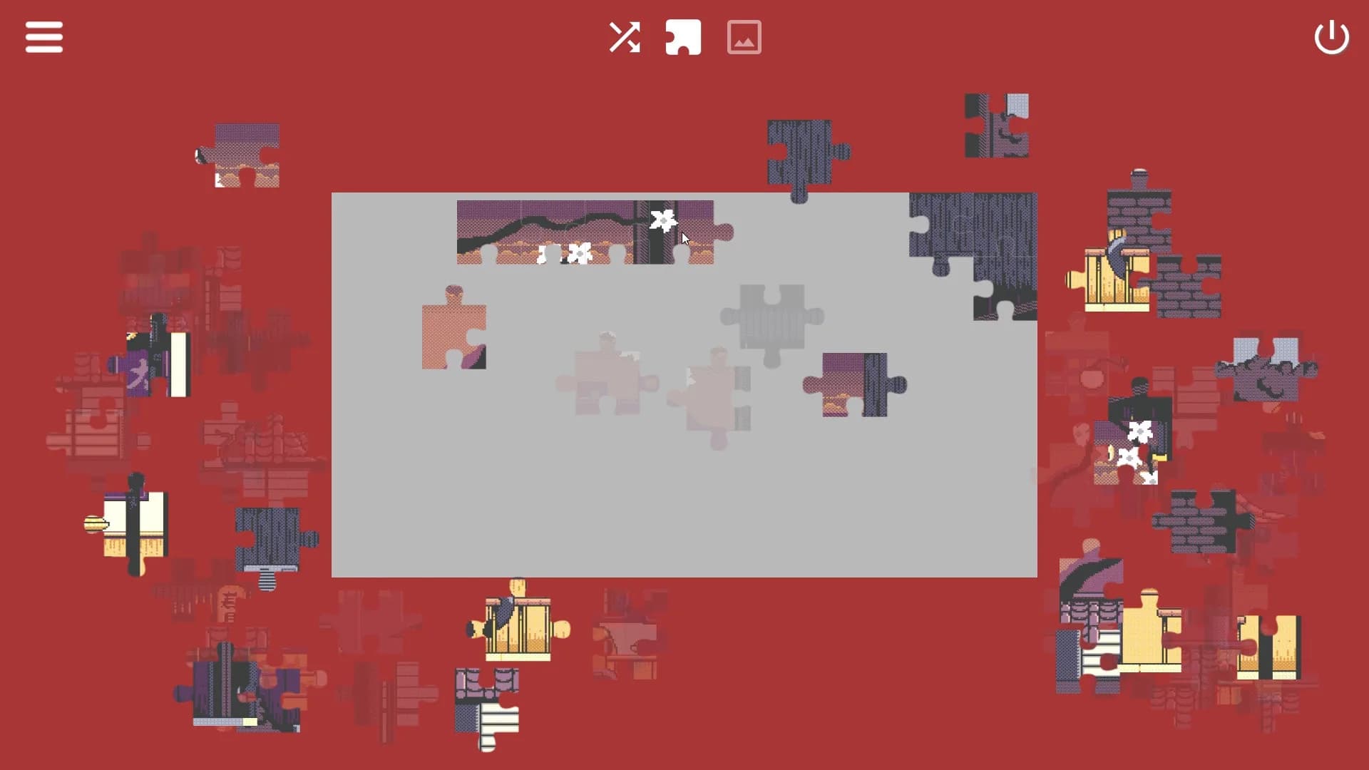 Daylife in Japan - Pixel Art Jigsaw Puzzle görsel 3