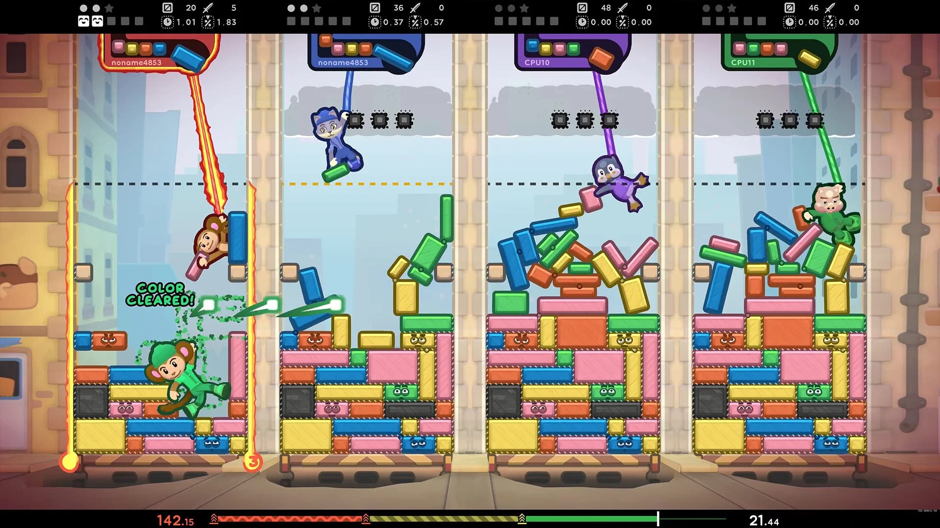 TopplePOP: Bungee Blockbusters görsel 4