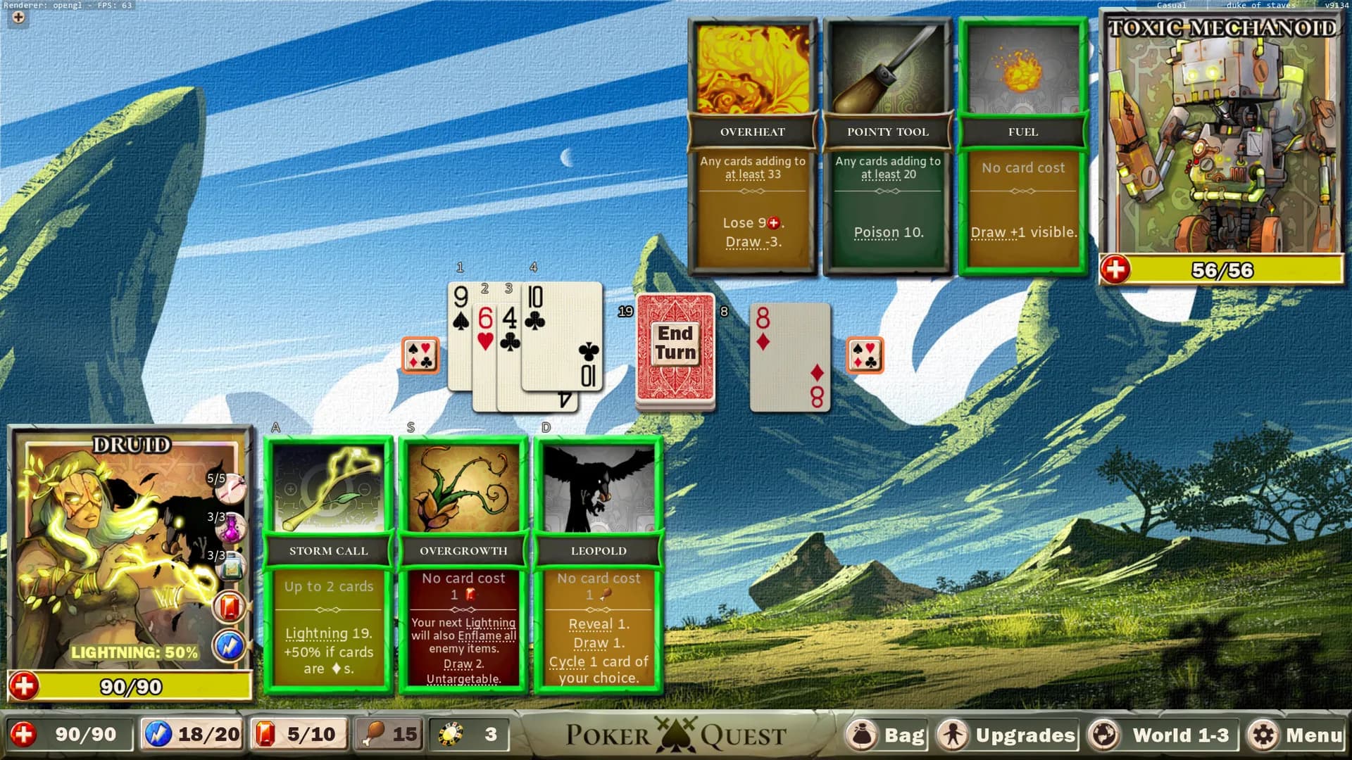 Poker Quest: Swords and Spades görsel 2