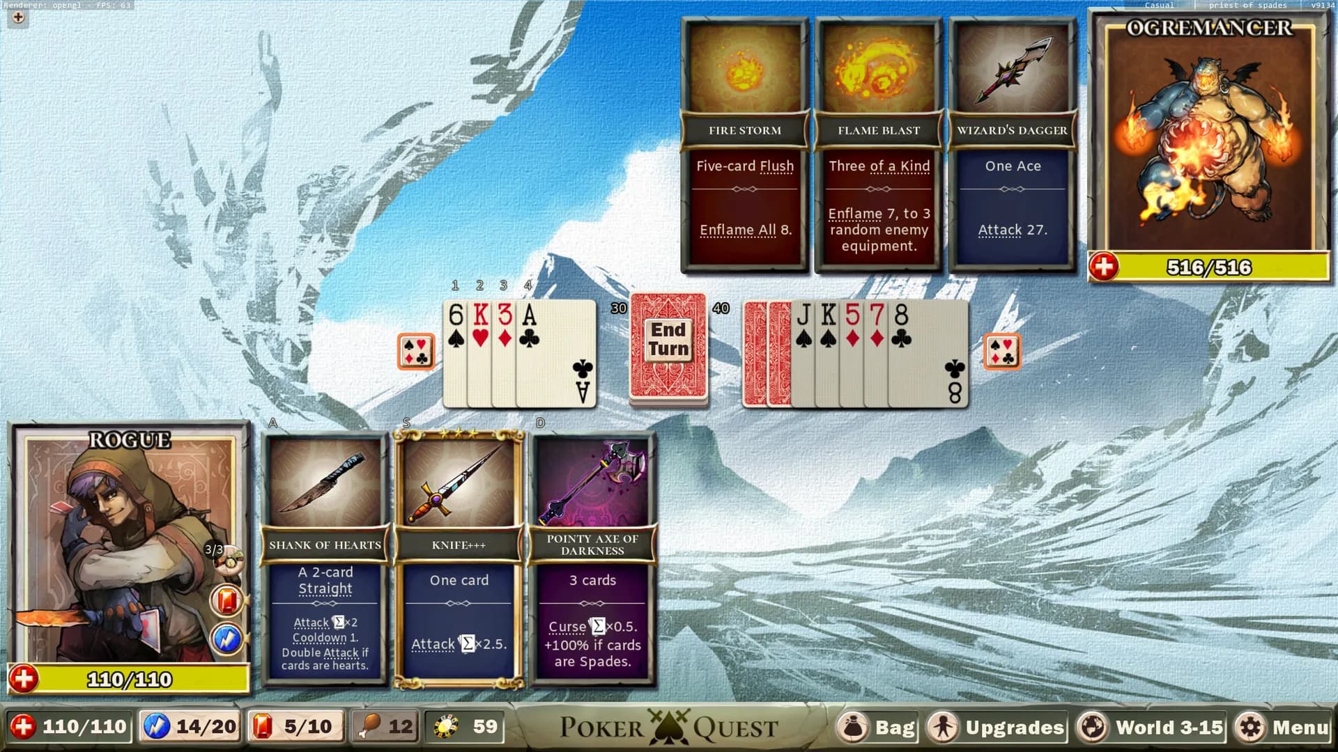 Poker Quest: Swords and Spades görsel 6