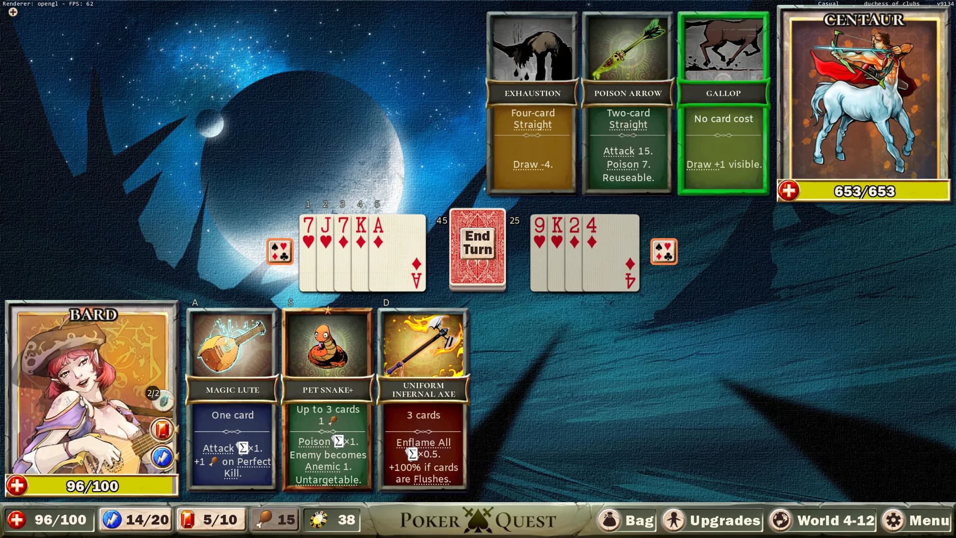 Poker Quest: Swords and Spades görsel 7