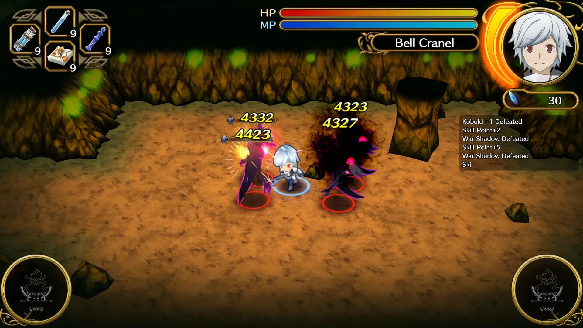 Is It Wrong to Try to Pick Up Girls in a Dungeon? Infinite Combate görsel 2