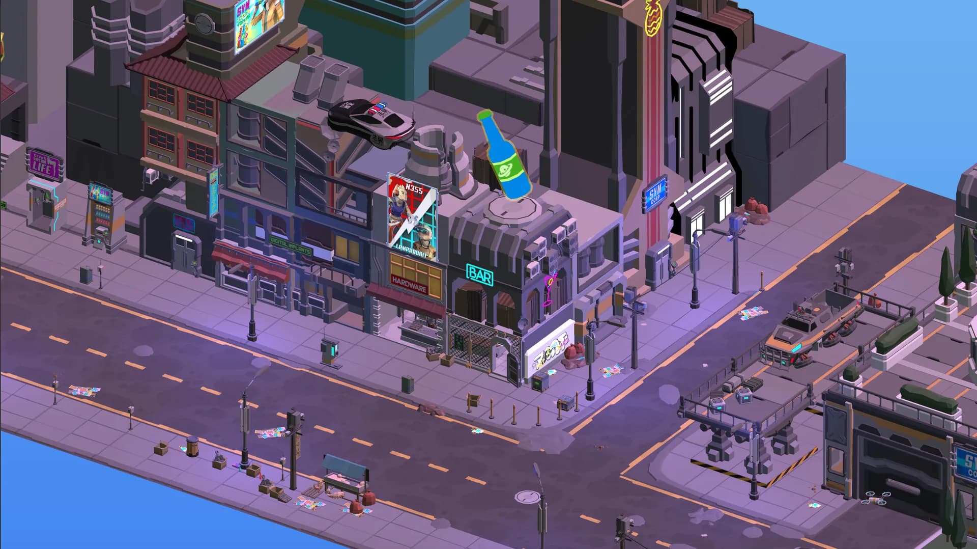 Cyberpunk Bar Sim görsel 2