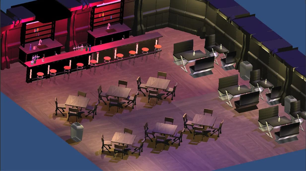 Cyberpunk Bar Sim görsel 6