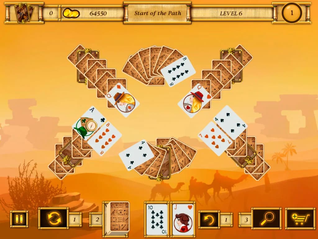 Egypt Solitaire. Match 2 Cards görsel 2