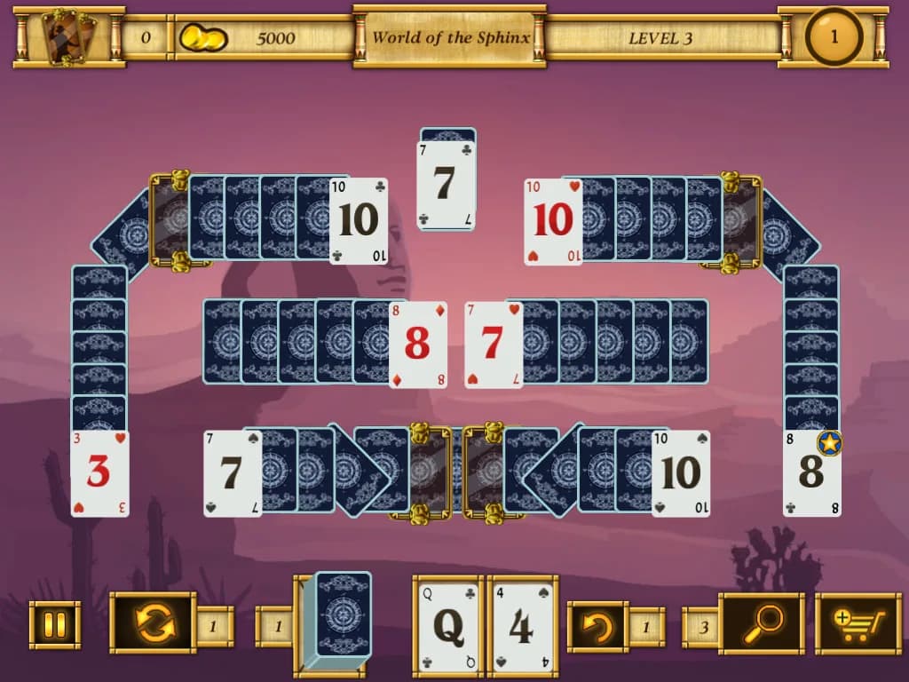 Egypt Solitaire. Match 2 Cards görsel 3
