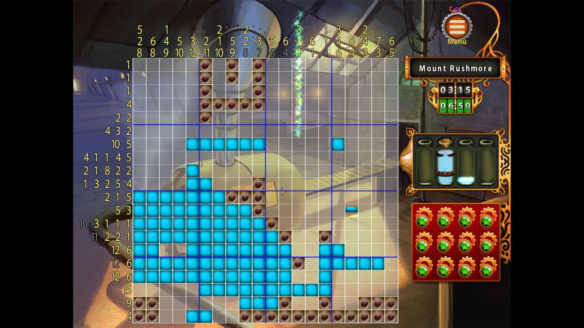 Gizmos: Steampunk Nonograms görsel 3