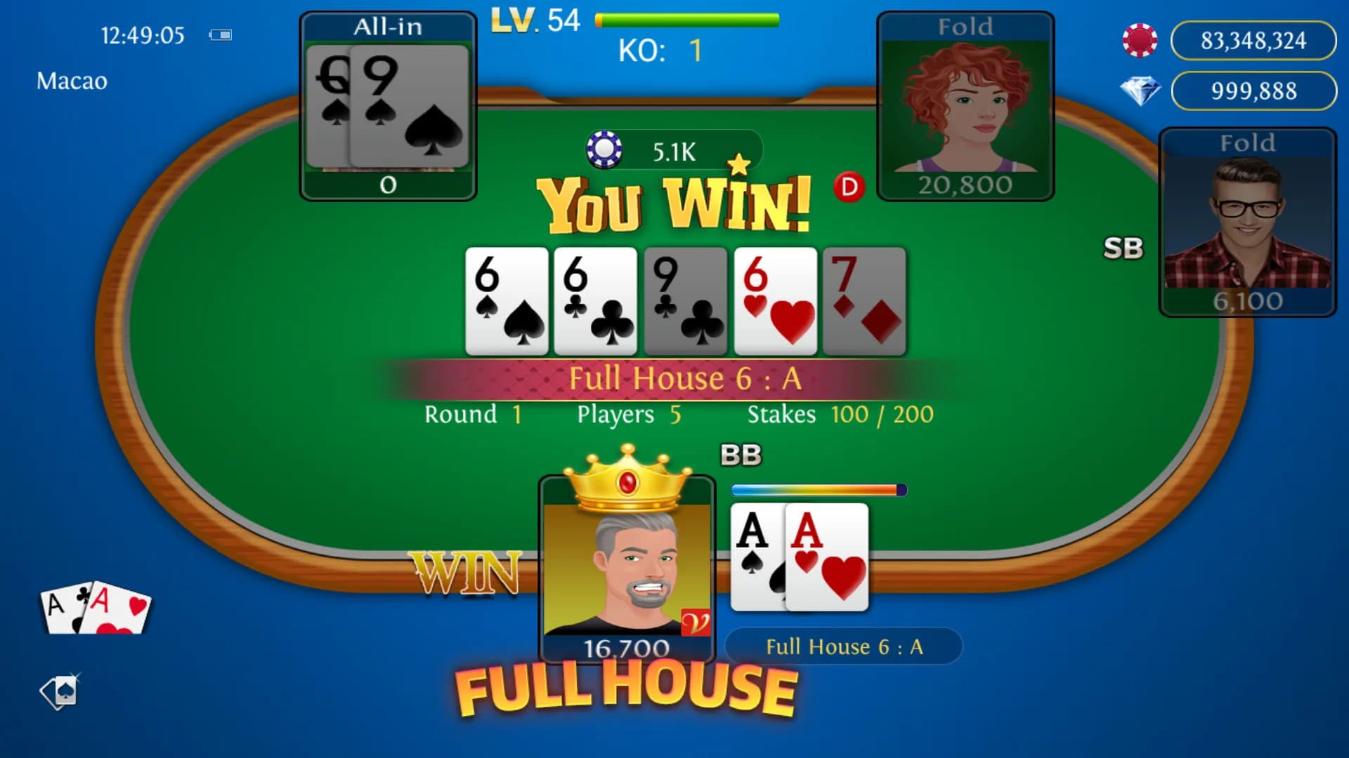 Solo King - Tek Oyun: Texas Hold'em Poker görsel 24