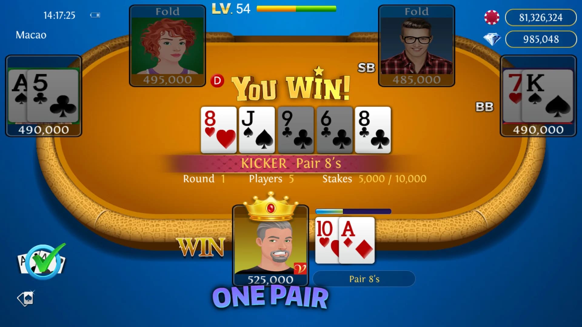 Solo King - Tek Oyun: Texas Hold'em Poker görsel 26