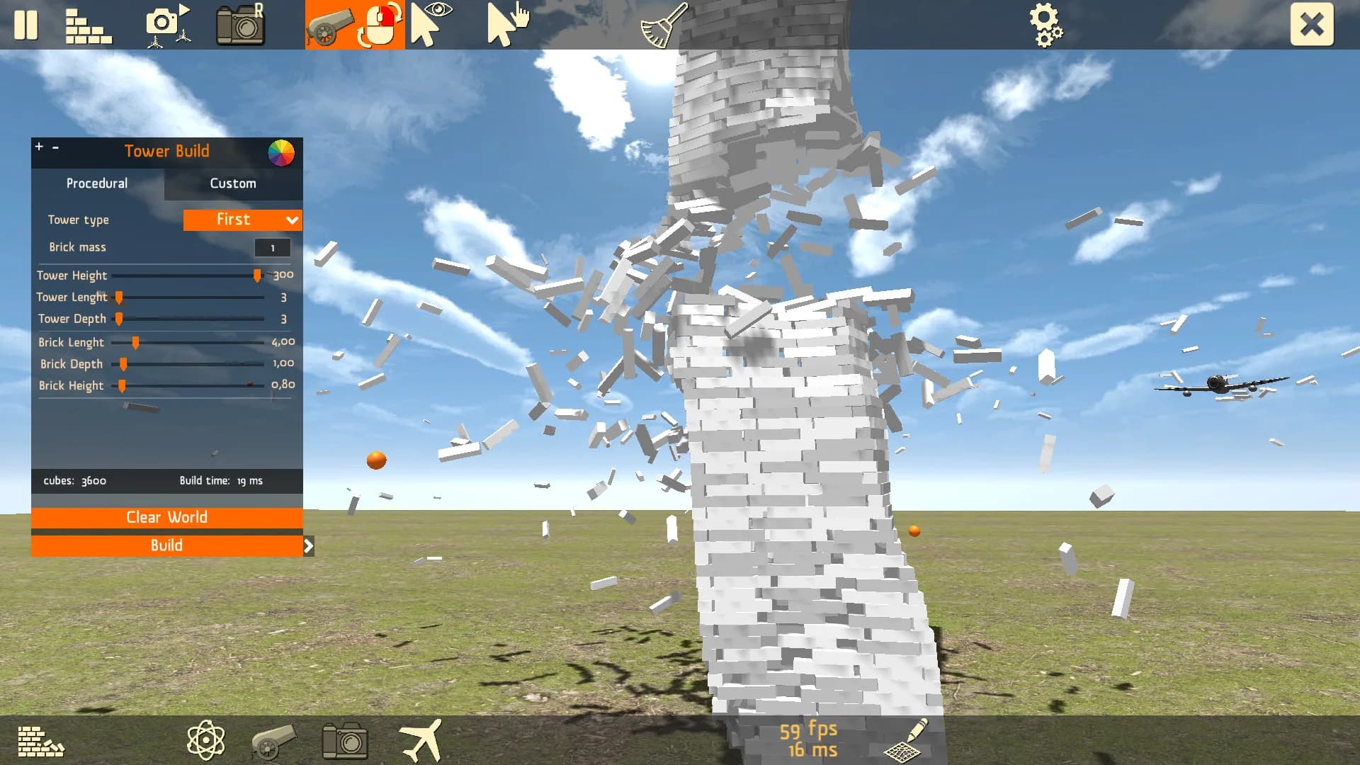 Realistic Tower Destruction görsel 2