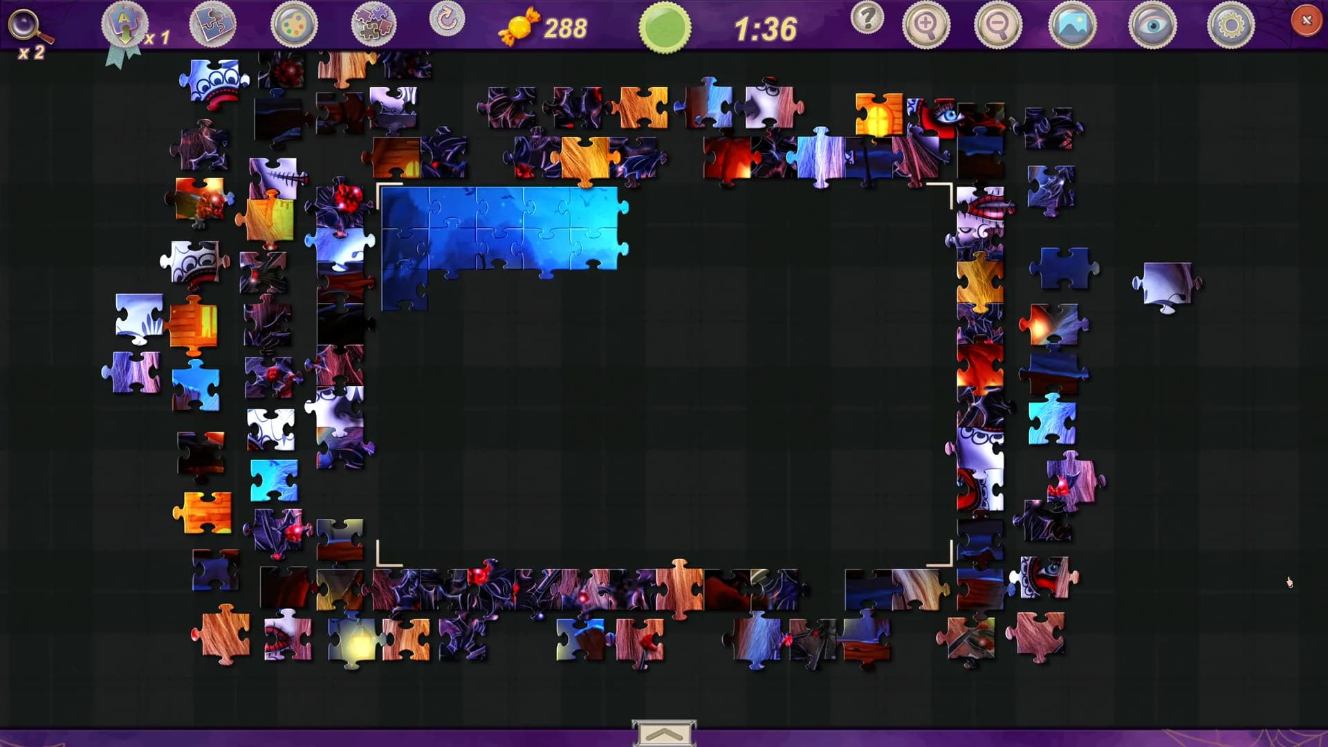 Sweet Holiday Jigsaws: Halloween Night görsel 3