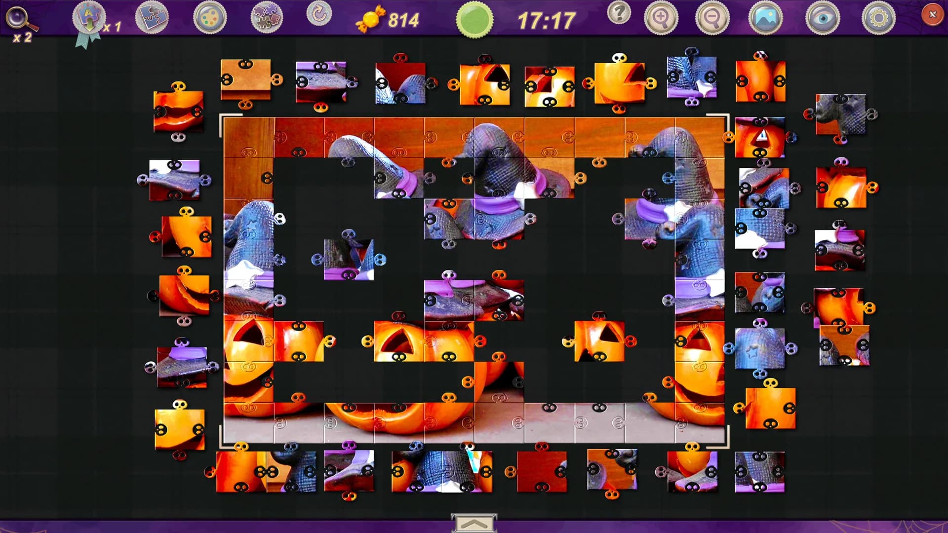 Sweet Holiday Jigsaws: Halloween Night görsel 12