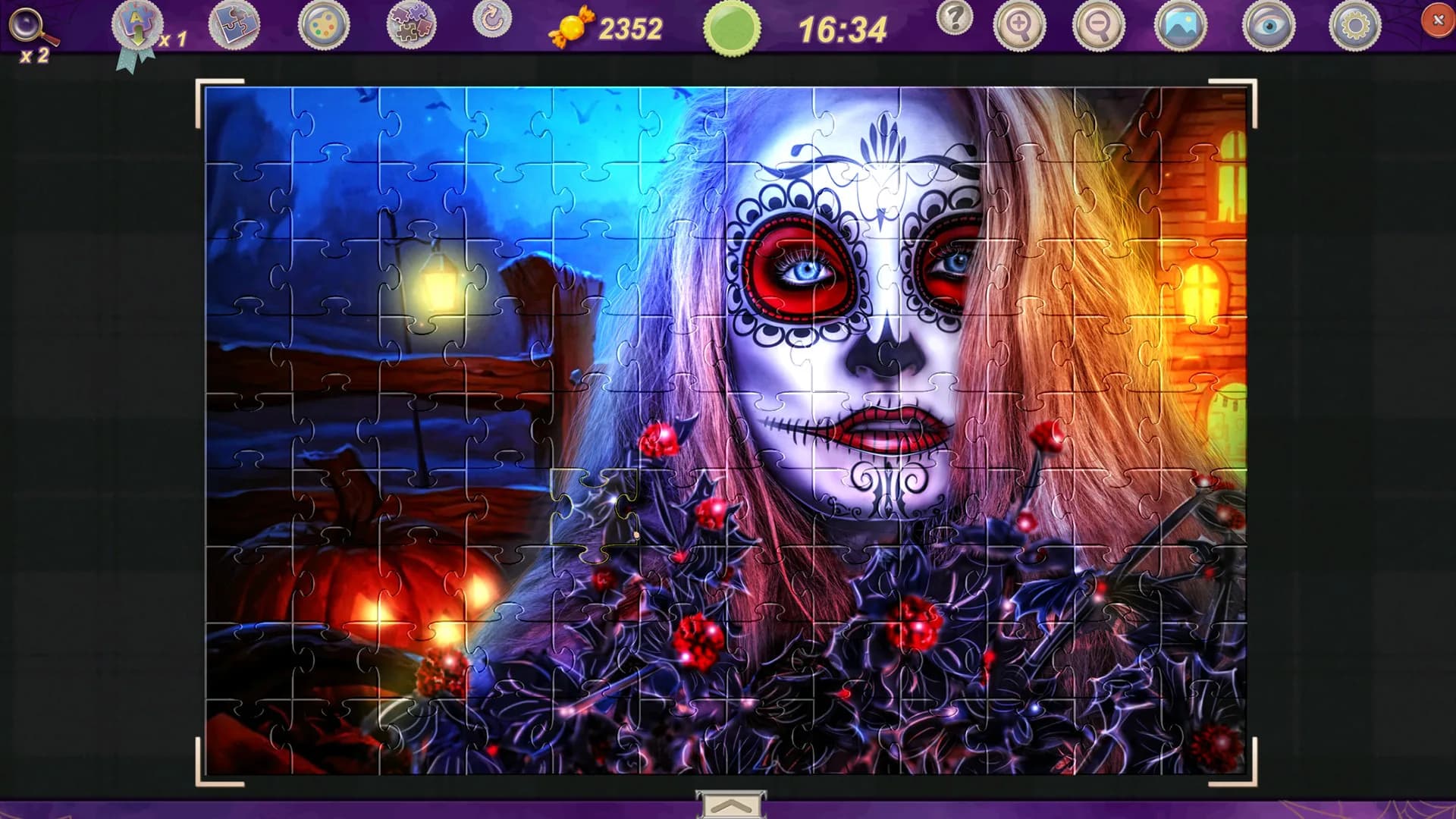 Sweet Holiday Jigsaws: Halloween Night görsel 5