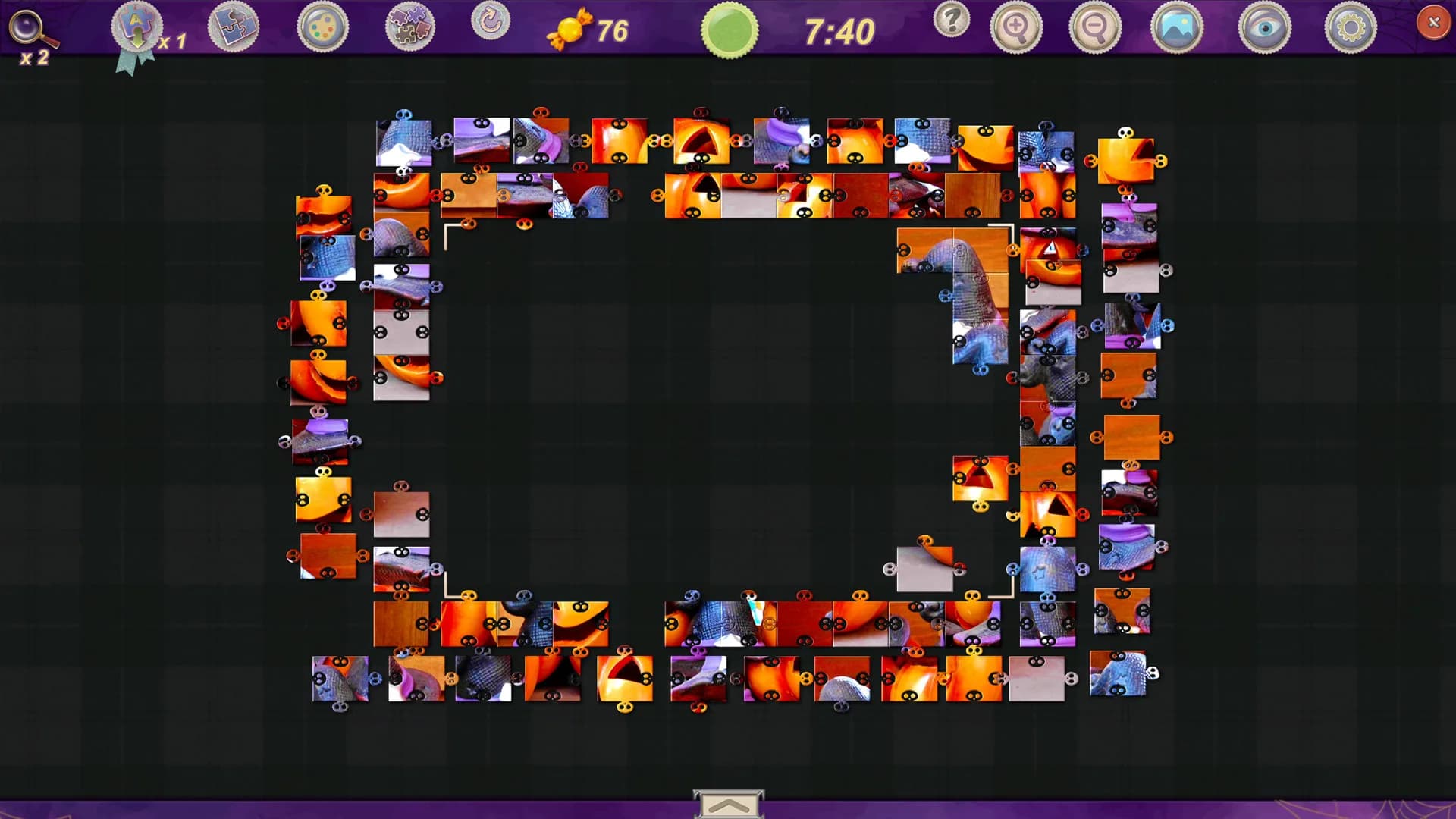 Sweet Holiday Jigsaws: Halloween Night görsel 11