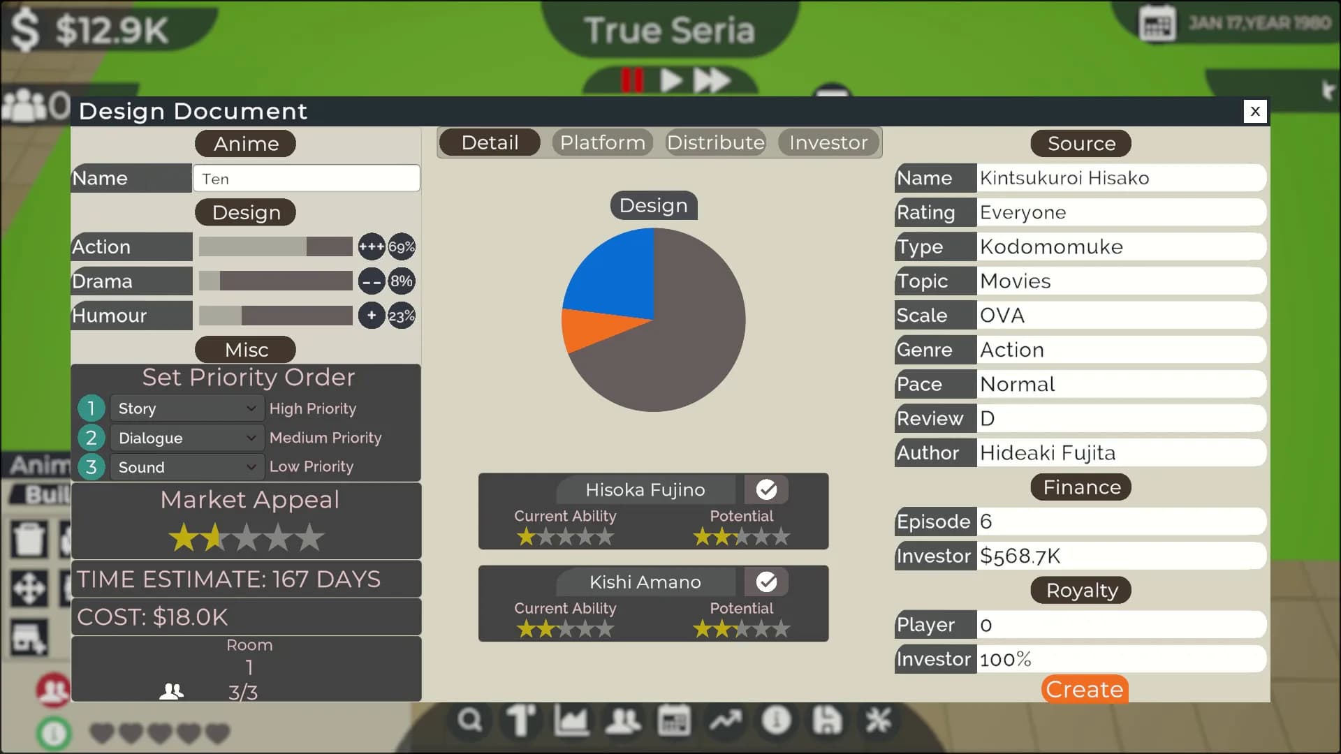 Anime Studio Tycoon görsel 4