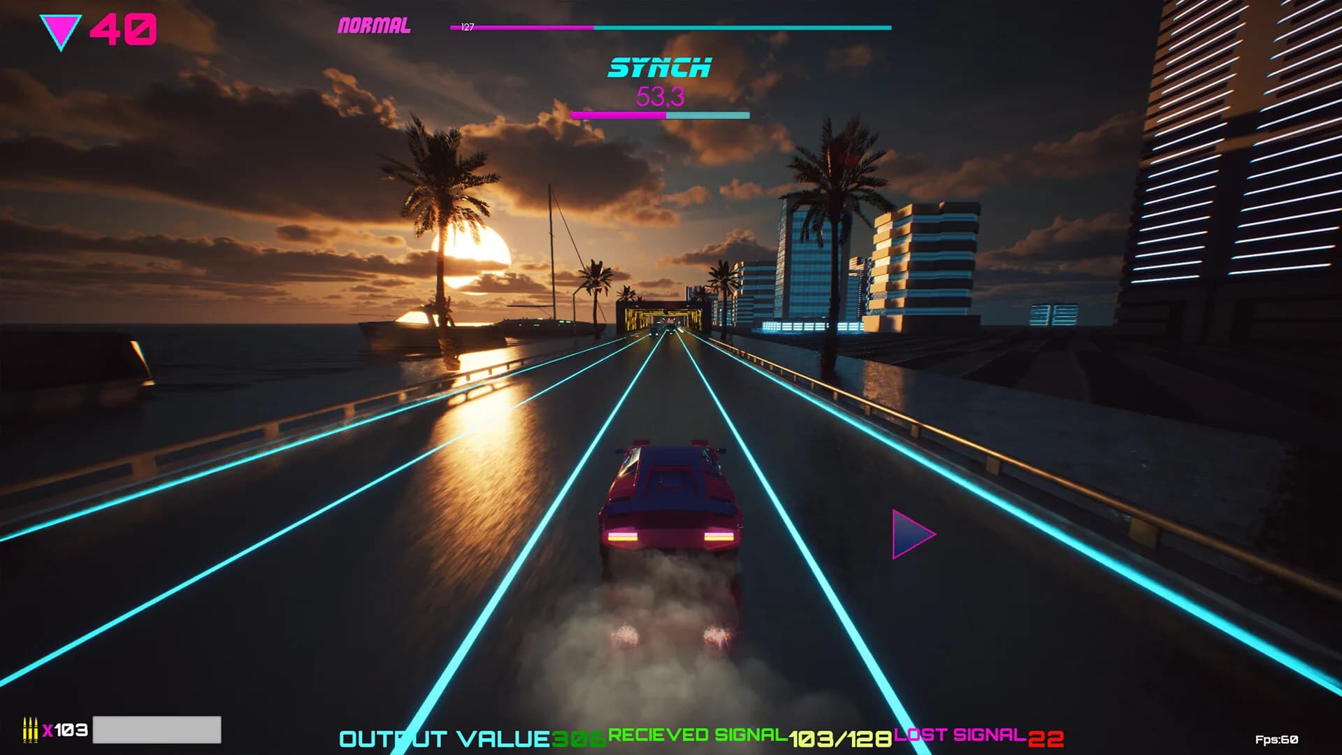 Rhythmic Retro Racer görsel 11