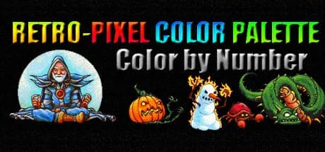 RETRO-PIXEL COLOR PALETTE: Color by Number görsel 1
