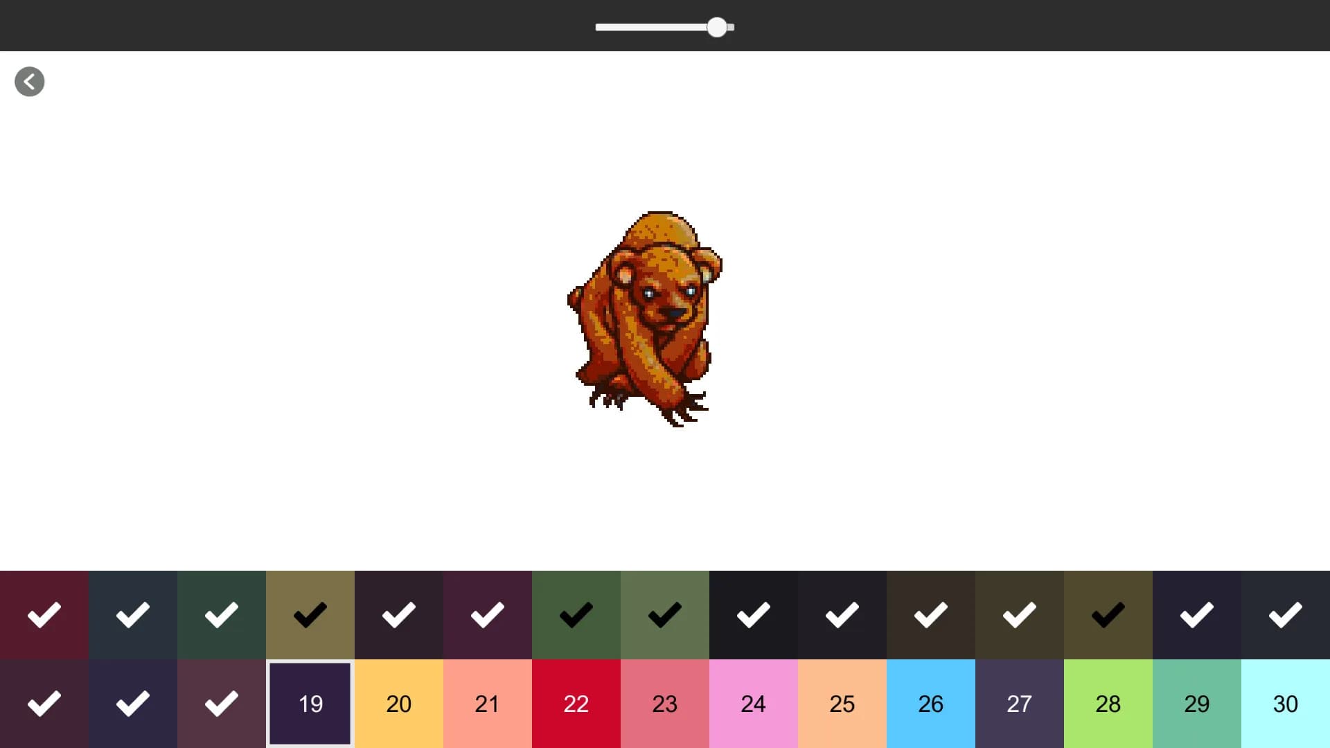 RETRO-PIXEL COLOR PALETTE: Color by Number görsel 3