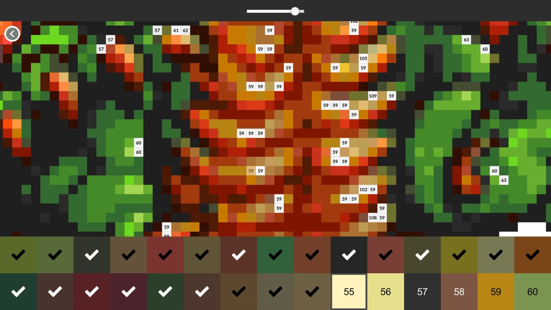 RETRO-PIXEL COLOR PALETTE: Color by Number görsel 14