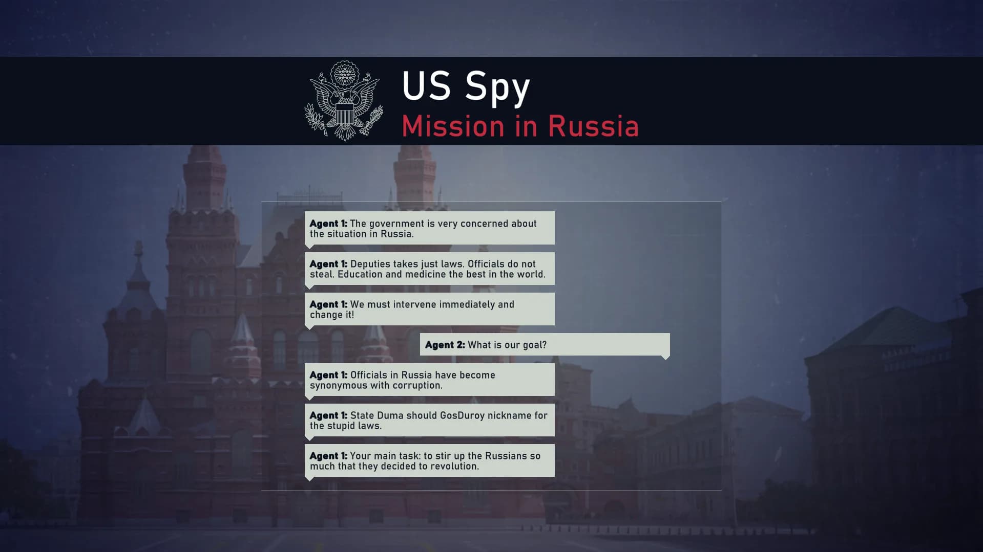 US Spy: Mission in Russia görsel 3