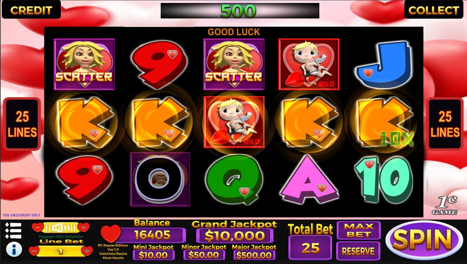 Valentines Desire - Casino Slot Simulations görsel 5