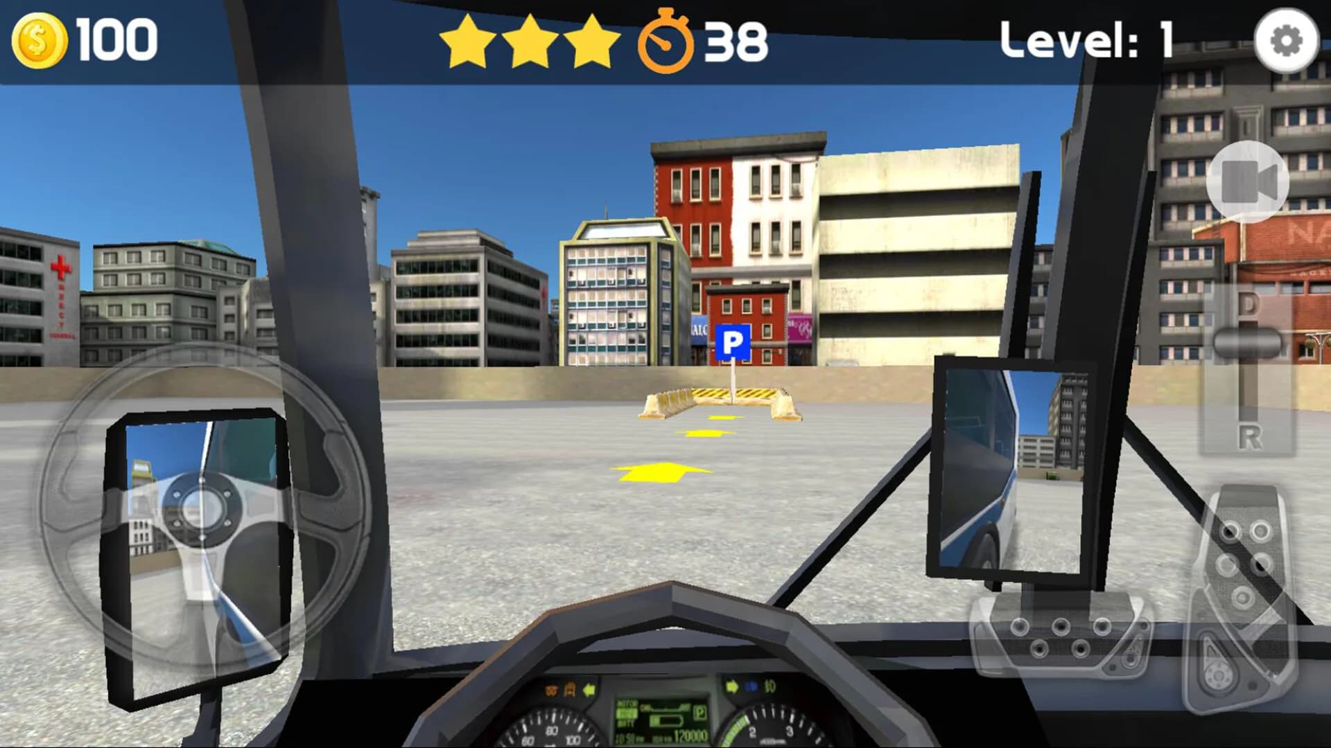 Bus Parking 3D görsel 2