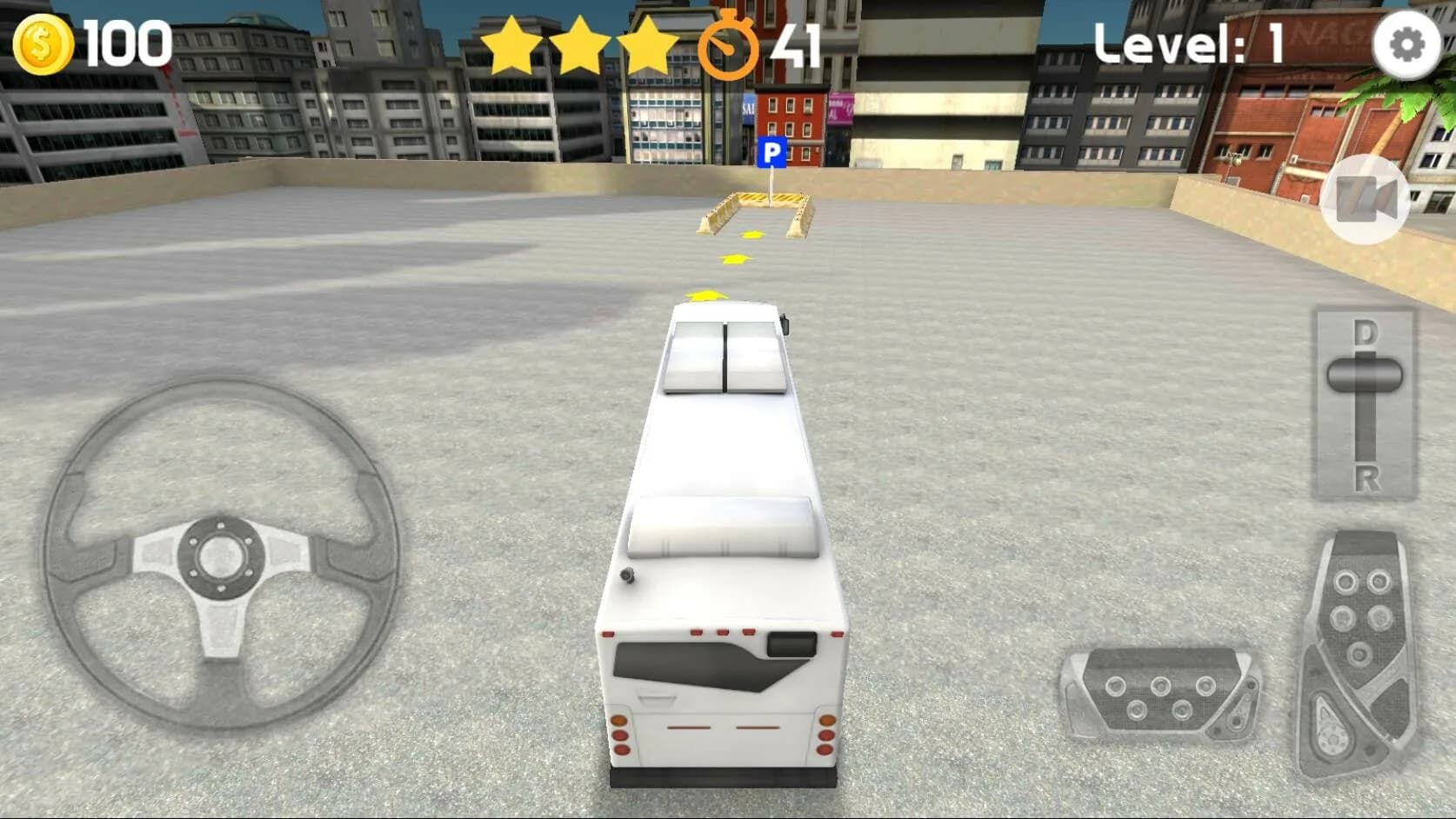 Bus Parking 3D görsel 5