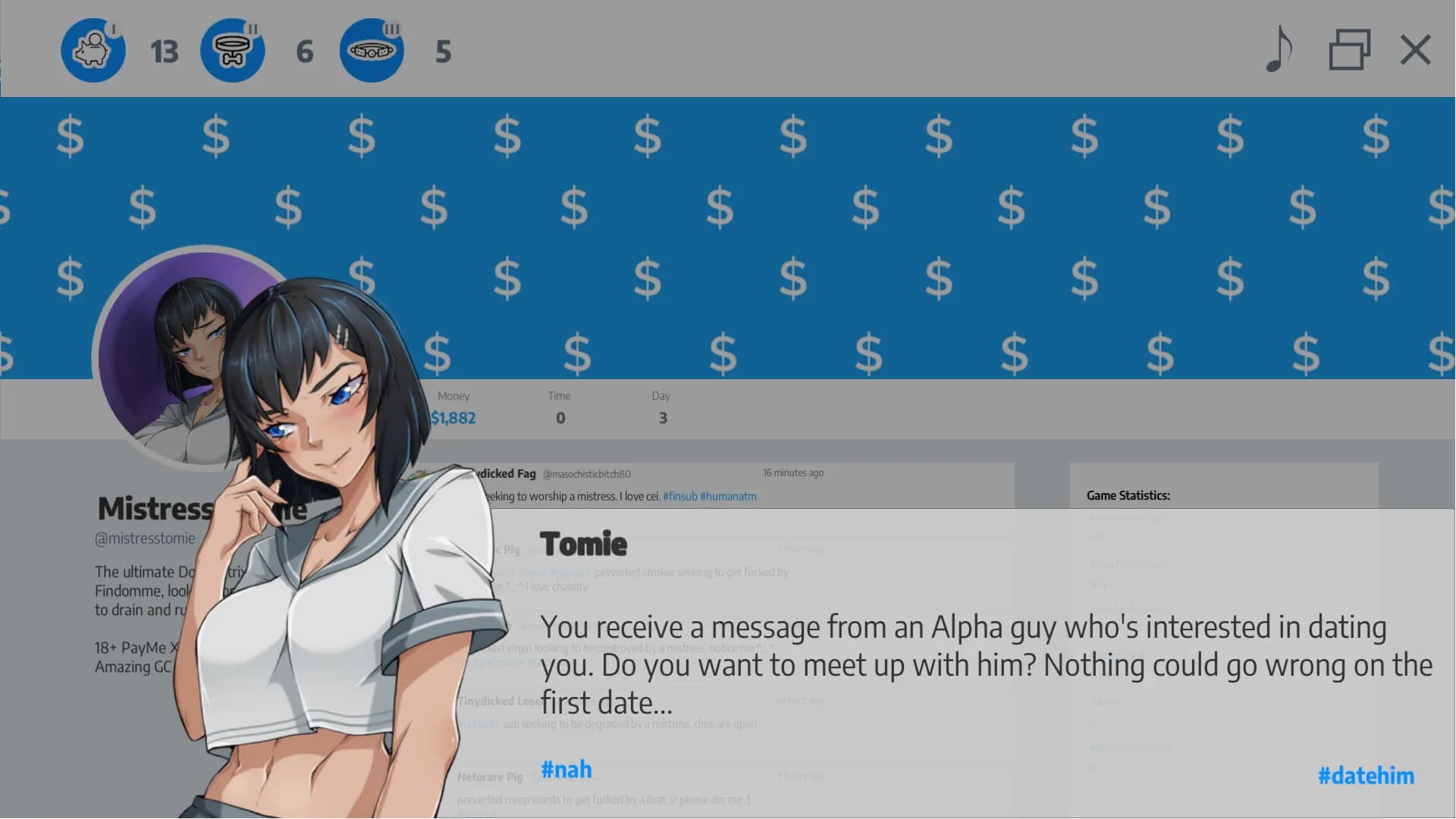 Femdom Stories: Findom Simulator Sex Game görsel 3