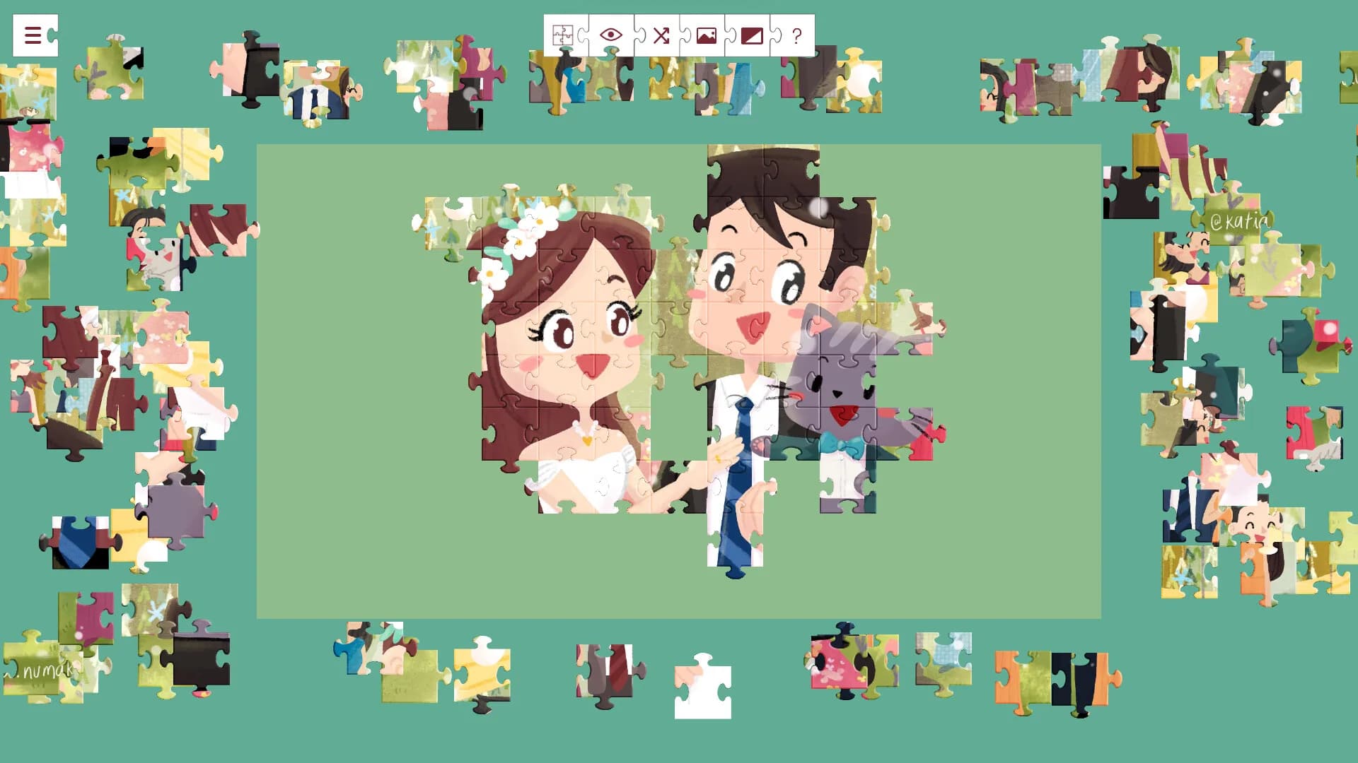 How Buddy’s parents met - a jigsaw puzzle tale görsel 4