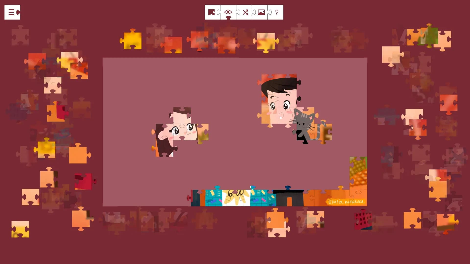 How Buddy’s parents met - a jigsaw puzzle tale görsel 6