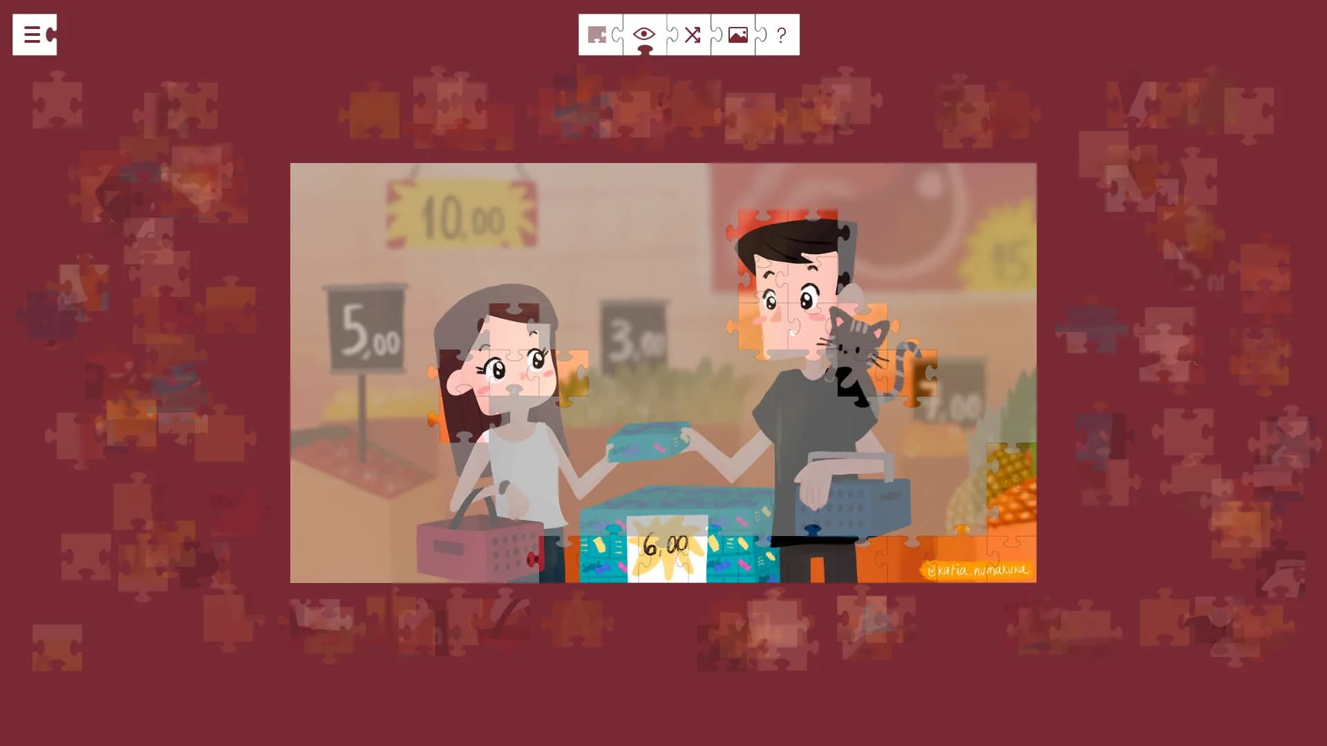 How Buddy’s parents met - a jigsaw puzzle tale görsel 7