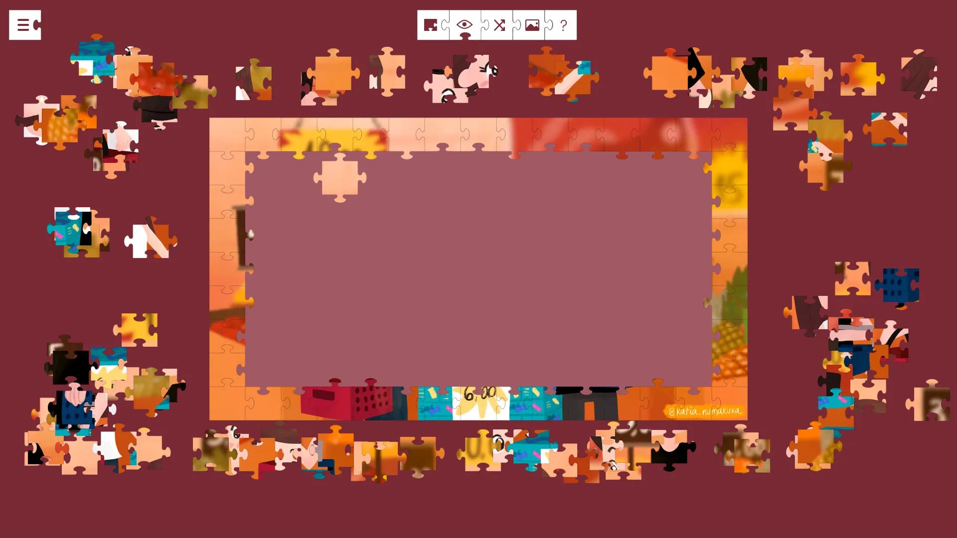 How Buddy’s parents met - a jigsaw puzzle tale görsel 10
