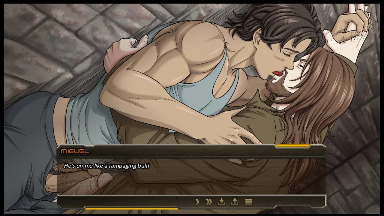 Alpha Hole Prison - A Yaoi, Gay, Bara Visual Novel görsel 12