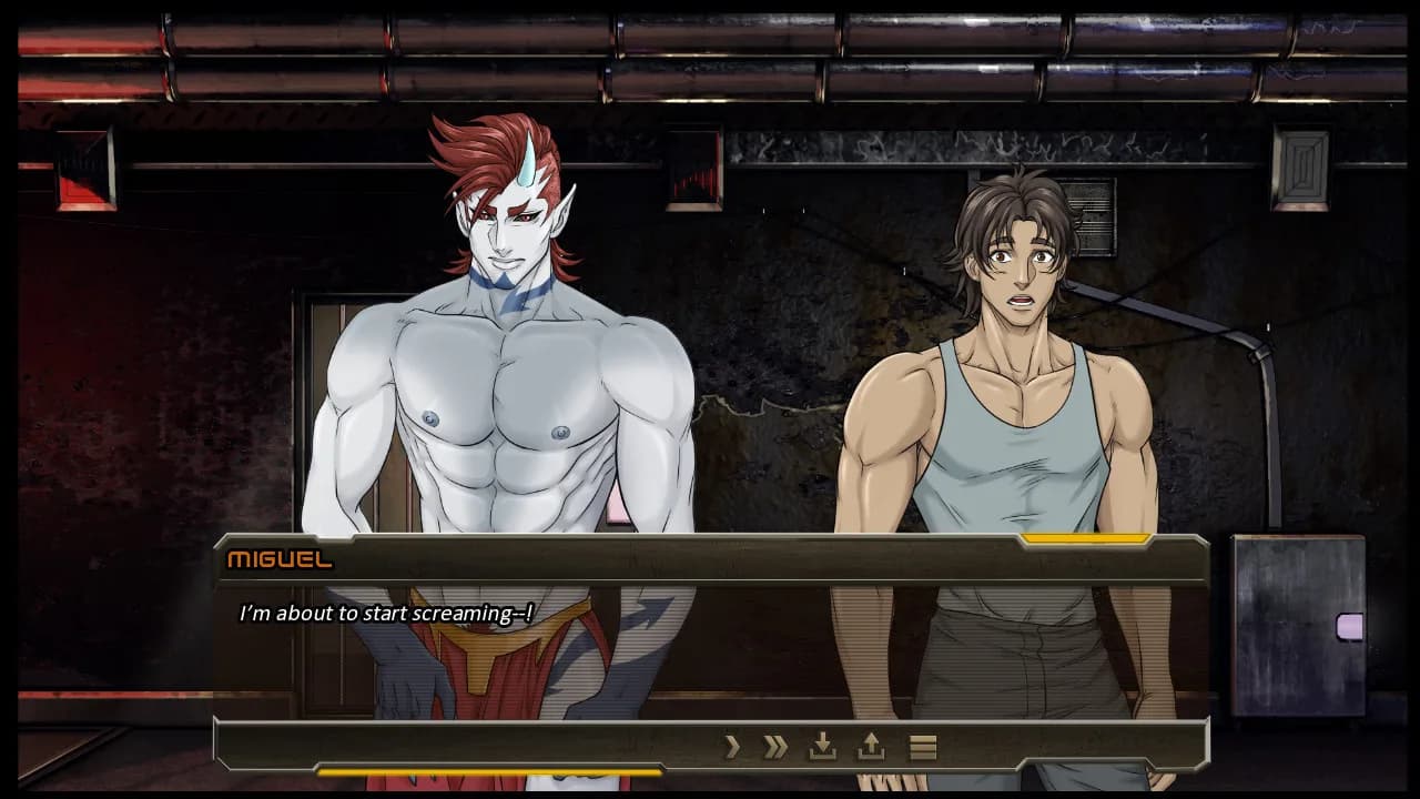 Alpha Hole Prison - A Yaoi, Gay, Bara Visual Novel görsel 15
