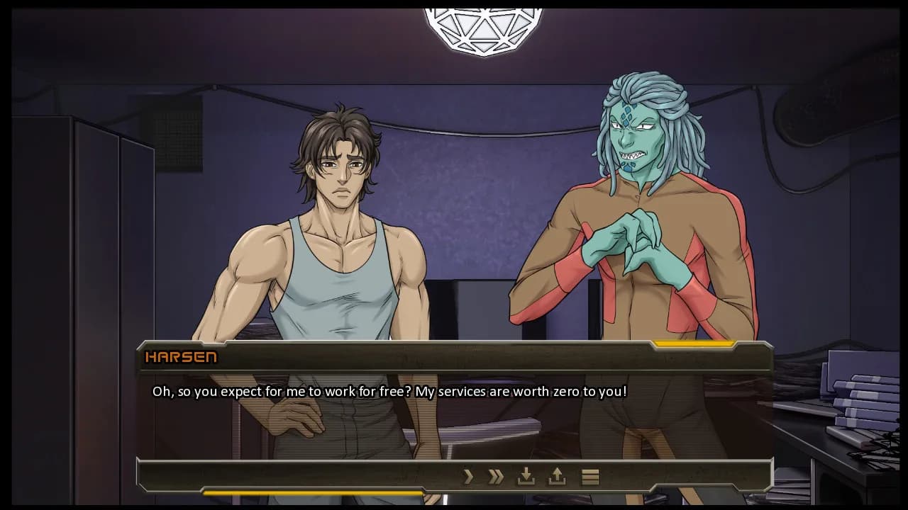 Alpha Hole Prison - A Yaoi, Gay, Bara Visual Novel görsel 17