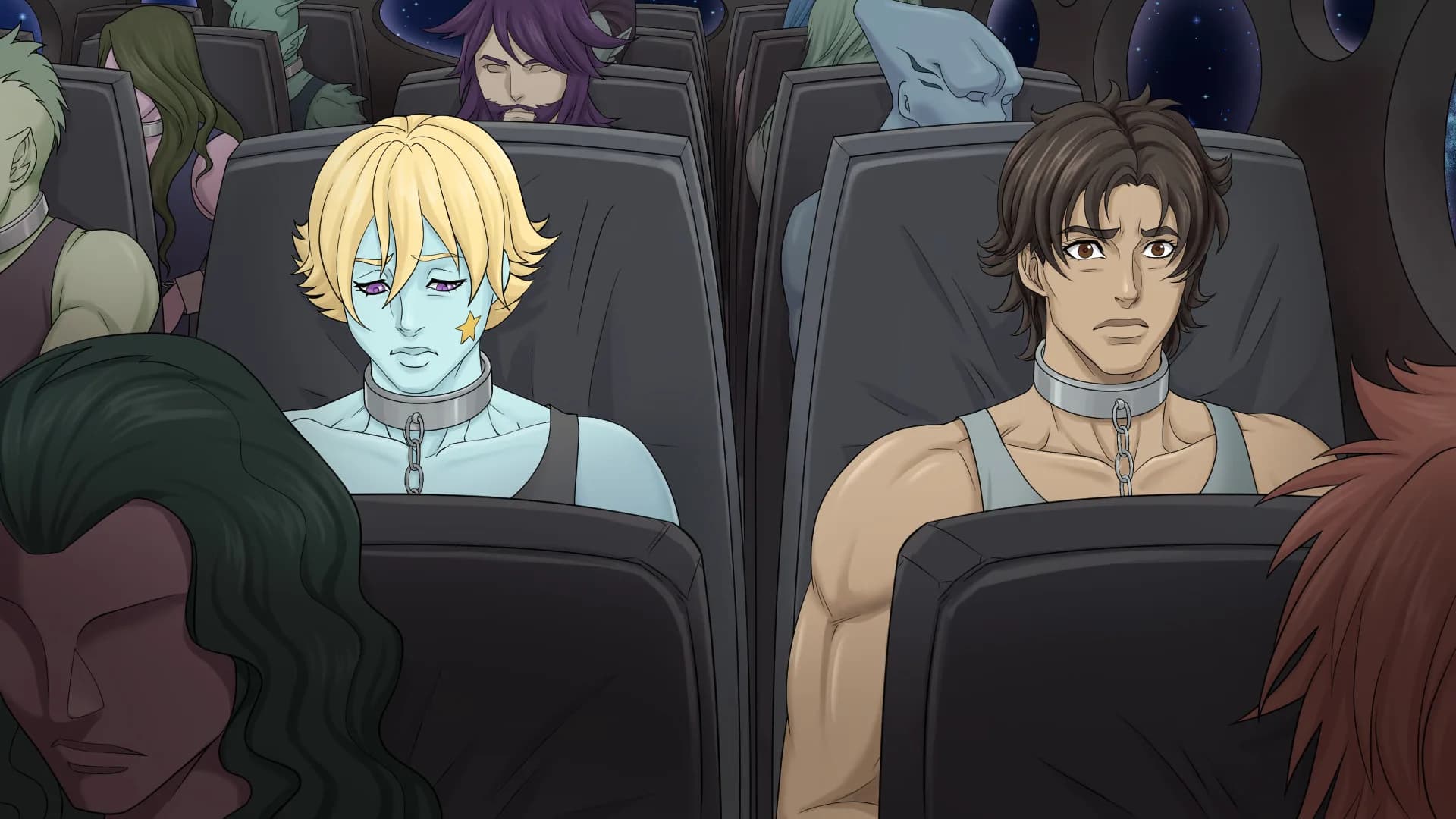 Alpha Hole Prison - A Yaoi, Gay, Bara Visual Novel görsel 7