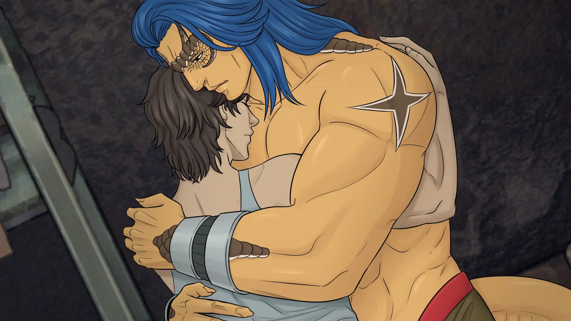 Alpha Hole Prison - A Yaoi, Gay, Bara Visual Novel görsel 8