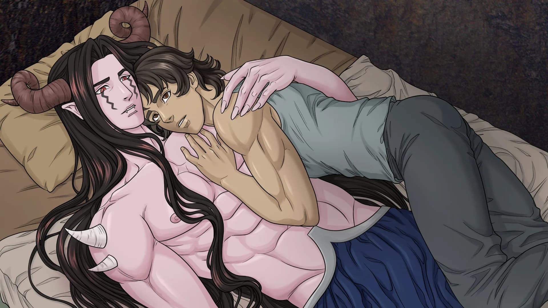 Alpha Hole Prison - A Yaoi, Gay, Bara Visual Novel görsel 9