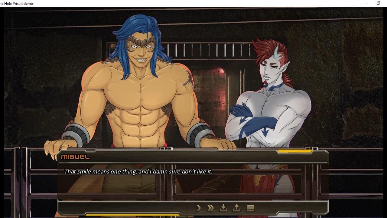 Alpha Hole Prison - A Yaoi, Gay, Bara Visual Novel görsel 11